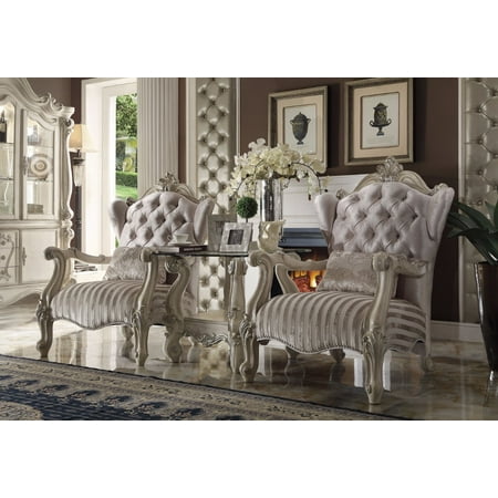 UPC 192551001299 product image for Versailles Accent Chair Pillow, Ivory Velvet & Bone White | upcitemdb.com