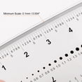 thumbnail image 4 of Unique Bargains Flexible Ruler 8 Inch 0.1mm Scale PET Plastic Film Straight Ruler, 2 Pieces, 4 of 6