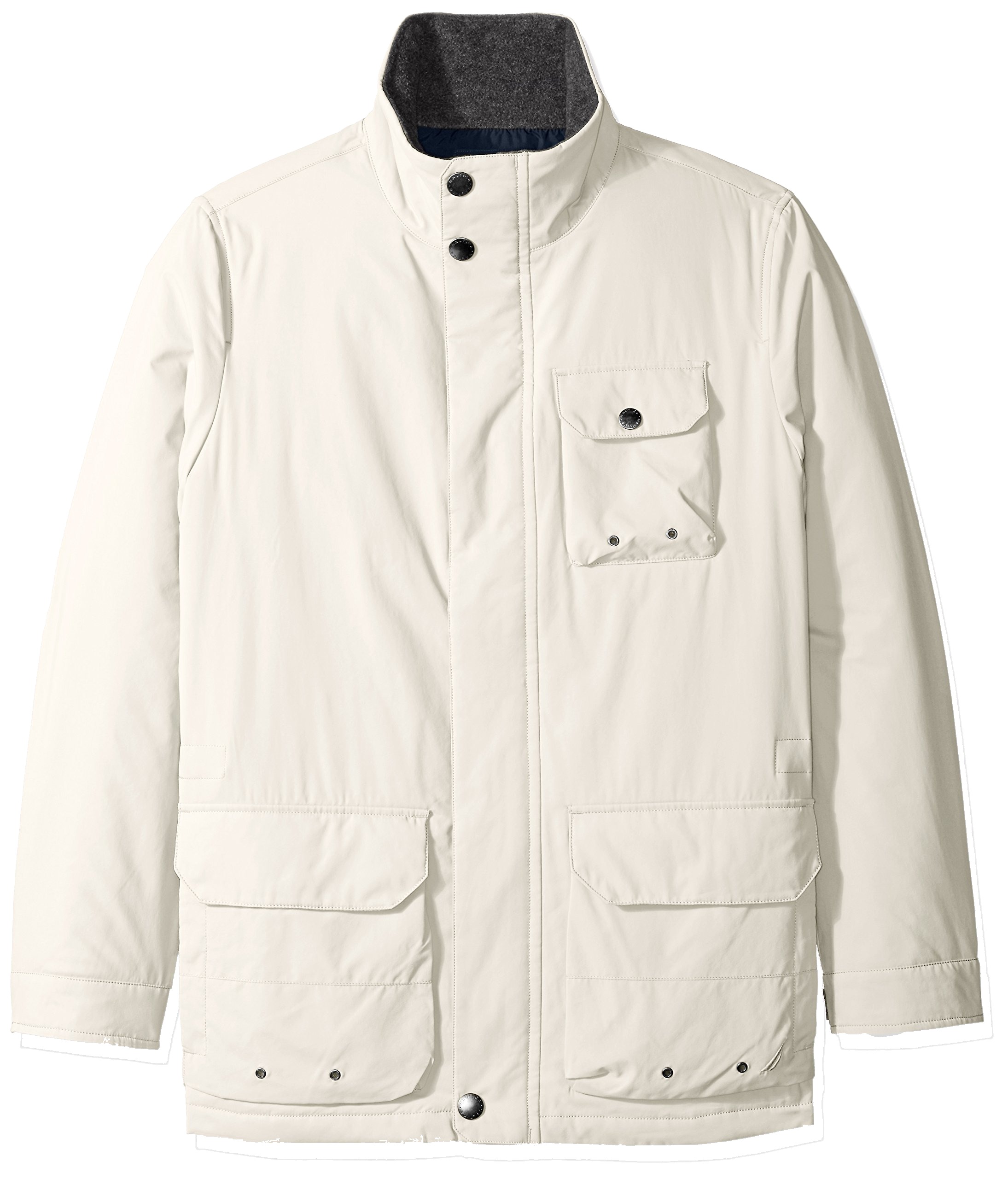Nautica nautica new white ivory multipocket mens size xl fullzip