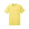 thumbnail image 1 of Port & Company 100% Cotton Pocket T-Shirt - Yellow - Small, 1 of 1
