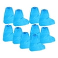 thumbnail image 3 of 10pcs Portable Plastic Rain Shoe Covers Protectors for Booties Sneakers Easy to Carry, 3 of 7