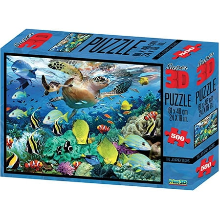 Howard Robinson Super 3D Adult 500 pc Puzzle - The Journey Begins ...