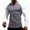 Grey, variant on Krdevn Men's Knit T Shirt Contemporary Athletic Fit Raglan Sleeve Daily Casual Wear Comfortable Stretchable Top for Outdoor Activities and Work,S