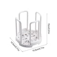 thumbnail image 4 of Tssuoun Dish Drying Rack Telescopic Bowl Dry Storage Bracket Countertop Kitchen Sink Space Saving Draining Drainer Accessory White, 4 of 9