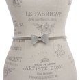 thumbnail image 2 of Women's Silver Metal Skinny Elastic Belt With Bow Tie Designed For Buckling, 2 of 4