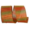 thumbnail image 1 of Reliant Ribbon - 93307W-258-40H, Tonal Ombre Polanco Wired Edge Ribbon, Orange/green, 2-1/2 Inch, 20 Yards, 1 of 1