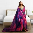 thumbnail image 5 of Throw Blanket Cyberpunk Futuristic Portrait For Couch-Ultra-Soft Micro Fleece Sofa Bed Camping Travel Blanket For Kid Baby Boys Girls Adults 80"X60", 5 of 8