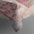 thumbnail image 3 of Pioneer Flower Floral Print Pattern Rectangle Tablecloth 60"x84",Waterproof Polyester Rectangle Table Cloth, Wipeable Spillproof Polyester Tablecloth for Dining, Camping, Indoor and Outdoor, 3 of 5