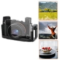 thumbnail image 3 of Camera L-Plate Hand Grip, Vertical L Bracket Mount Quick Release Plate, Metal Heavy Load Hand Grip Holder For  RX1 RX1R II RX2 Camera, 3 of 8