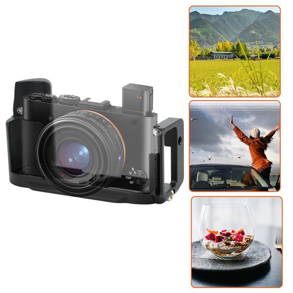Camera Vertical Hand Grip, CNC Machining Portable Camera Holder Bracket for RX1R