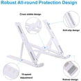 thumbnail image 4 of Support pour Ordinateur Portable, Support Pliable Portable, Support Réglable en Aluminium à 10 Angles, Ergonomique, Léger et Robuste, Compatible avec MacBook Air Pro, Dell, Plus, 4 of 5