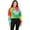 Rainbow TD, variant on Ed Hardy Women's French Terry Tie Dye Printed Cropped Hoodie