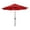 Red, variant on Iwicker 9Ft Sunbrella Patio Umbrella Outdoor Aluminum Market Umbrella with Crank and Push Button Tilt, Red