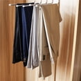 thumbnail image 5 of Pantalones casuales de negocios para hombre, de pierna recta, elásticos, transpirables y de mezcla de lyocell y algodón, 5 of 5