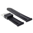 thumbnail image 2 of 24MM WATCH BAND RUBBER SILICONE STRAP FOR TUDOR FASTRIDER BLACK SHEILD BLACK, 2 of 2