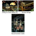 thumbnail image 4 of Colorful Scratch Paper Art Set City Night Scene Painting Kit With Wooden Stylus For Diy Home Decor And Creative Fun 11X16 Inch Brooklyn Bridge Design, 4 of 9