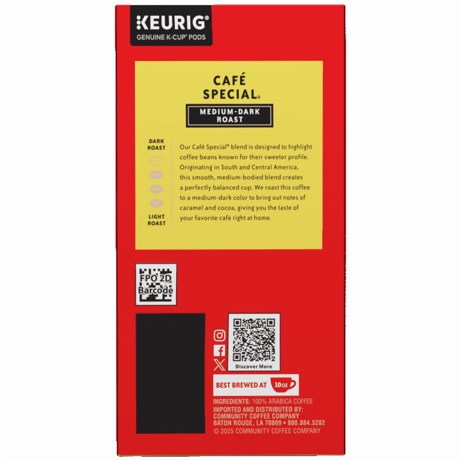 Community® Coffee Café Special Coffee Single-Serve Cups 22 ct Box