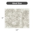 thumbnail image 5 of SIXHOME Soft Area Rug 9'x12' Washable Rugs for Living Room Non Slip Carpet Vintage Medallion Bedroom Indoor Floor Rugs Distressed Taupe Gray, 5 of 6
