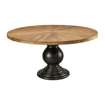 Gramercy 60-inch Diameter Round Reclaimed Pine Pedestal Dining Table