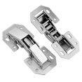 thumbnail image 3 of 4 Pcs 3 Inch Screw-On Hinge with Spring Opening Angle 90 Cupboard Door Corner Stop and Inner Hinge Door Hinge, 3 of 4