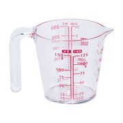 SPRING PARK Creative Clear Plastic Liquid Measuring Scale Cup Jug Beaker For Lab Pour