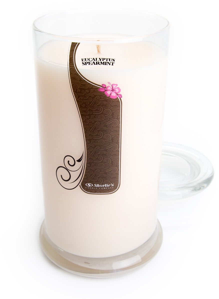 Eucalyptus Spearmint Candle Large White 16.5 Oz. Highly Scented Jar