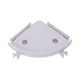 thumbnail image 5 of Estante de almacenamiento triangular para baño, esquinero multiusos, para colgar en el baño (blanco), 5 of 6