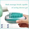 thumbnail image 3 of Methold Cepillo de Spa para baño de mascotas, cepillo de masaje de cabeza multifunción para perros y gatos con dispensador de champú, peine para Suministros para perros verde Methold PT001431-01, 3 of 6