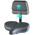 thumbnail image 1 of Asiento de bicicleta YLG sobredimensionado, impermeable y ajustable con respaldo, 1 of 8