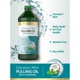 thumbnail image 4 of Pulling Oil for Teeth & Gums | 16 fl oz | 2 pack | Coconut and Mint | For Men and Women | by Carlyle, 4 of 7