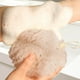 thumbnail image 5 of Esponja de baño con forma de flor: suave, no se dispersa, exfolia con suavidad, accesorio de baño de lujo con abundante espuma y asa para colgar, esponja de ducha agradable para la piel para el baño, 5 of 7