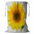 thumbnail image 1 of YUSDECOR Flower Of Sunflower Storage Basket Laundry Bag with Drawstring Size 18x24 Inch, 1 of 3