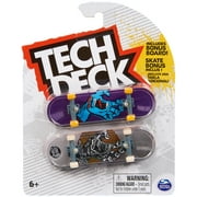 Tech Deck, Fingerboard 2-Pack, Santa Cruz Skateboards, Collectible and Customizable Mini Skateboards, Kids Toys for Ages 6 and up