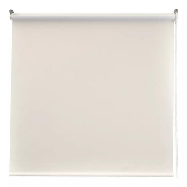 DecoKing Persiana para Ventana Enrollable Horizontal Blackout 140cm ancho x 220cm alto Ivory