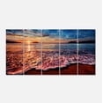 thumbnail image 2 of Peaceful Evening Beach View - Seascape Canvas Art Print, 2 of 3