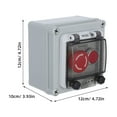 thumbnail image 2 of Raindrops Emergency Button Cover Plastic Outdoor Control Box with Knob, 2 of 6