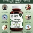 thumbnail image 3 of Natural Nutra Chelated Magnesium Oxide 250mg, Promotes Healthy Bones, Dental Health - 180 Tablets, 3 of 5