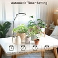 thumbnail image 3 of Lampes de Croissance pour Plantes d'Intérieur LED K à Spectre Complet Lampe de Plante LED avec Support Niveaux Réglables Lampe de Sol de Croissance H Minuterie &#Hauteur Réglable avec °Goosenec, 3 of 7