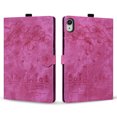 thumbnail image 2 of FJLBDE Case for iPad mini 7 A17 Pro 2024/Mini 6 2021 8.3 Inch with Stand, Card Slot, Auto Wake/Sleep, Embossed Flower PU Leather Folio Magnetic Cover with Pen Holder, Rose, 2 of 7