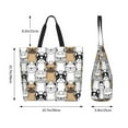 thumbnail image 4 of Kdxio French Bulldog 2 Casual Tote Bags Women Big Capacity Shoulder Bag for Women Travel Shoulder Bags Handbags, 4 of 6