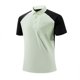 thumbnail image 1 of Camisetas de Golf de los Hombres de Hielo Seda Elástica de Manga Corta, Mezcla de Poliéster de Rendimiento para Correr Casual Y Diario, 1 of 1