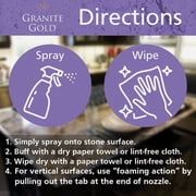 Granite Gold Clean & Shine, 24 fl oz Spray, Countertop Cleaner & Polish for Granite, Quartz & More