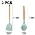 thumbnail image 2 of 2 Pcs Non-stick Silicone Cooking Kitchen Utensils Kitchen Gadgets Tools for Nonstick Cookware, 2 of 5