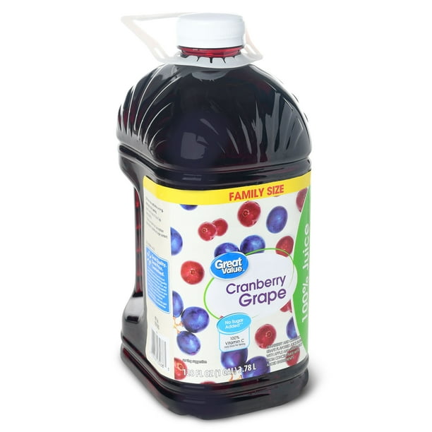 Is Grape Cranberry Juice Good For You Great Value Family Cranberry Grape Juice, 128 fl oz - Walmart.com