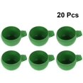 thumbnail image 5 of Bebedero para 20 piezas, comederos para pájaros, cuenco de plástico para comida, taza para comida para pájaros pequeños, loros y palomas, 5 of 5
