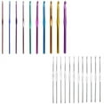 thumbnail image 2 of Crochet Hooks Kit with Case,1 Set 22-Piece Crochet Hooks Set，Aluminum Handle Knitting Needles, DIY Hand Knitting Art Tools for Beginners and Experienced Crochet Lovers, 2 of 9