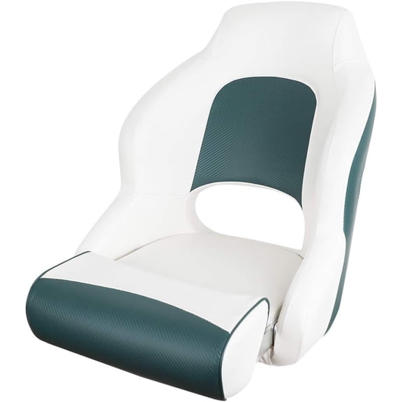 MSC Captain Seat, Sports Seats, Bucket Seats, with Flip up Bolster, White/Olive