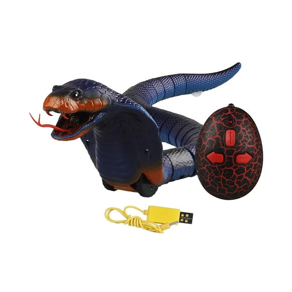 Realistic Rc Snake Toy Rattle Snake Toys Infrared Rc Animal Toy Remote Control Snake For Christmas Birthday Gifts
