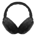 thumbnail image 1 of Calentador de orejas de felpa de invierno, accesorio para exteriores, para mujeres y niñas (negro), 1 of 7