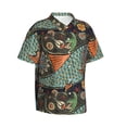 thumbnail image 2 of Fotbe Rich Fish Hawaiian Shirt For Men Unisex Summer Beach Casual Short Sleeve Cotton Linen Button Down Shirts-3x-Large, 2 of 9